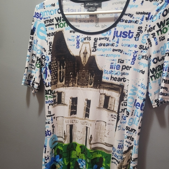 Michael Tyler Short Sleeve Scenic Top XS - Picture 3 of 5